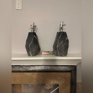 2PC Henley Table Lamp by Surya. Used without lamp shade